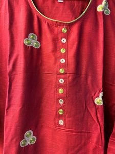 Combo of CHIKANKARI and Embroidery Kurta Set