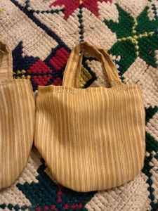 Striped Pouches (Set of 5)