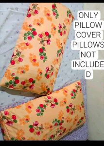 FLORAL DESIGN PILLOW COVER SET (CREPE)