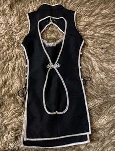 Backless Qipao Chinese Top/ Mini Dress