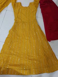 Dress With Plazzo