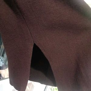 Brown Pencil Skirt