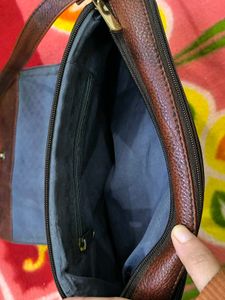 Brown Leather Crossbody Bag