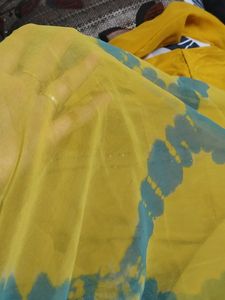 Mustard Yellow Anarkali Dress With Dupatta