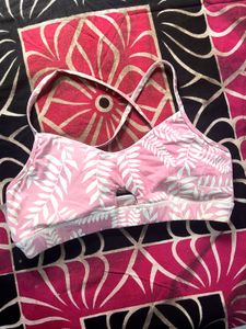 Floral Print Sports Bra