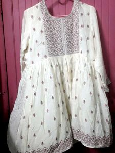 Sharara And Frock With Dupatta