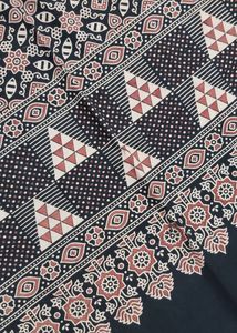 New Pure Cotton Azrakh Scarf