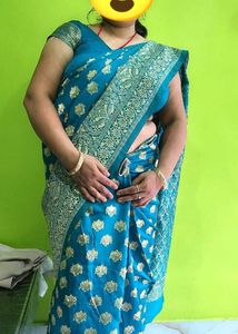 Beautiful Bluee Saree