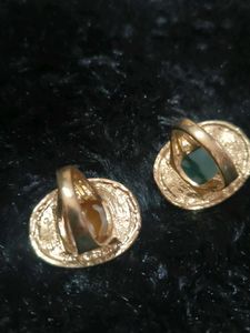 Vintage Gold-Tone Stone Rings