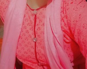 Pink Kurta Set With Tulip Shalwar