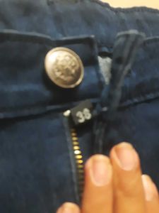 Navy Blue colour jeans of men