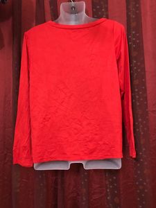 Red Long Sleeve T Shirt