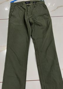 CODE Patterned Flat Trouser