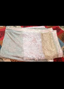 Pink Embroidered Saree