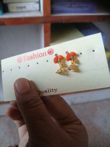 Cute Orange Earrings