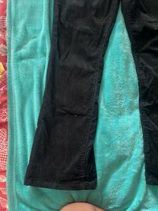 Corduroy Jeans Black