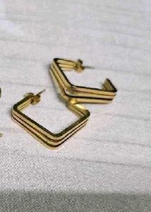 Gold Plated Anti Tarnish Earrings