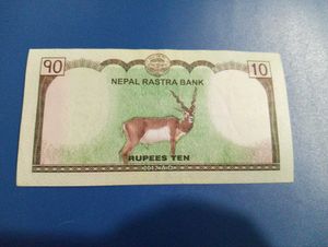 Nepal 10 Rupee Banknote - Collectible Currency