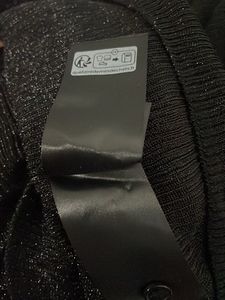 Partywear Sparkly Black Long Sleeve Shirt