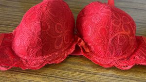 Red Lace Bra
