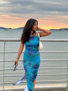 Bodycon Blue Dress
