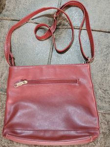 Red &#34;Lavie&#34; Sling Bag For Women