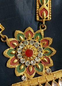 Gold-tone Floral Necklace