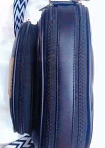 Ladies Leather Black Sling Bag🖤