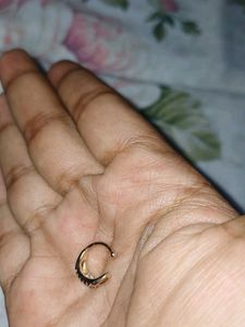 ROSE GOLD ANTI TARNISH NOSE RING- NON PIECERD