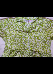 Lime Elegance Kurti