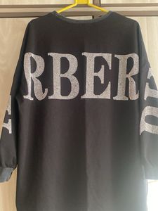 Black 'Burberry ' Long Sleeve Dress