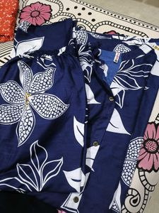 Floral Print Kurta Set