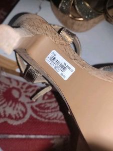 Inc.5 Sparkly Gold Heels