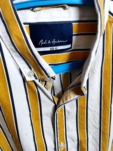 Mustard Yellow Half Sleeve Shirt