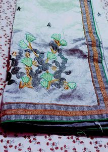 Elegant Embroidered Saree
