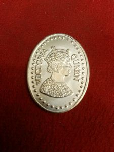 SILVER PLATED COIN ANTIC