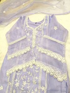Lavender Kurta Set