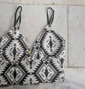 BOHO Super Trendy Bralette Top Blouse Adjustable