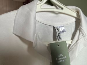 H&amp;M white polo top