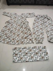 Floral Print Pajama Set
