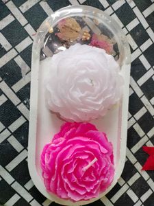 Peony Flower Scented Candle