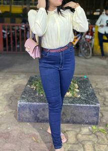 Cute Cream Blouse