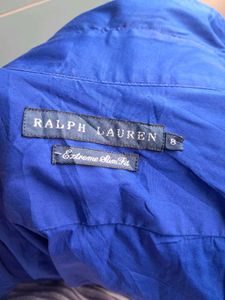 Ralph Lauren Extreme Slim Fit SHIRT WITH Ruffles