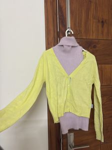 Yellow Sweater Vest