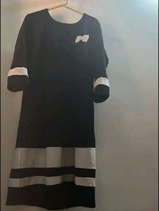 Chic Black & White Dress