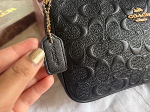 Coach Nolita - Black Engraved Shoulder Bag