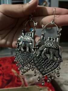 Elephant Dangle Earrings