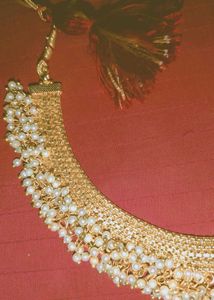 Maharani Necklace, Gold-Plated Jewellery,Pearl