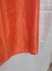 dark orange colour salwar kurti set