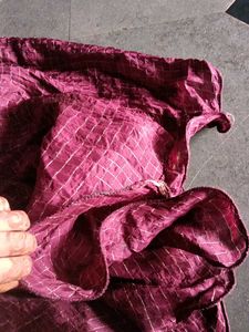 eligent ethnic wear frock with pattu fabric